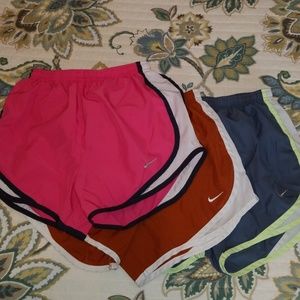Bundle of 3 pair of Nike Tempo shorts